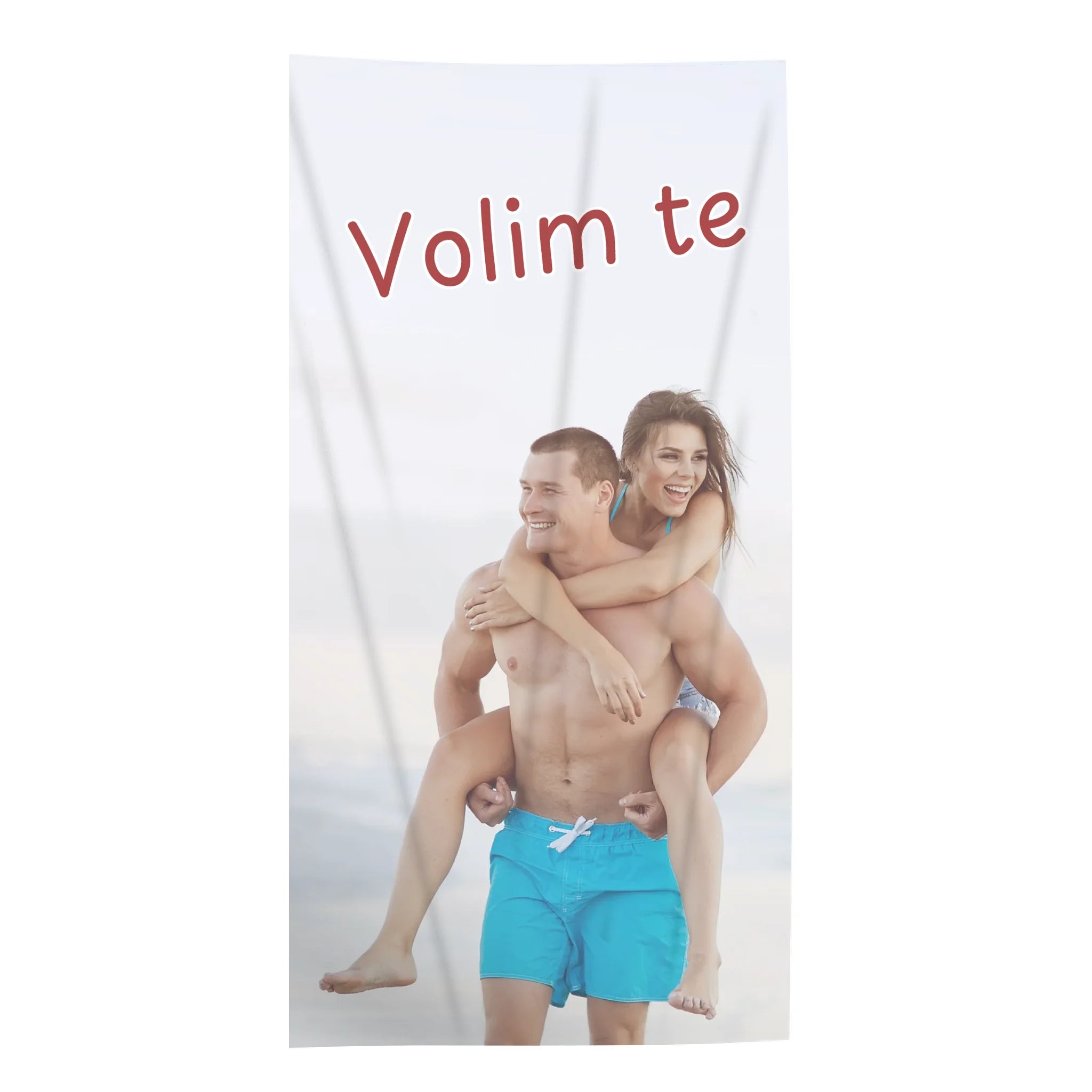 Personalizirani ručnik s fotografijom i prilagodljivim natpisom