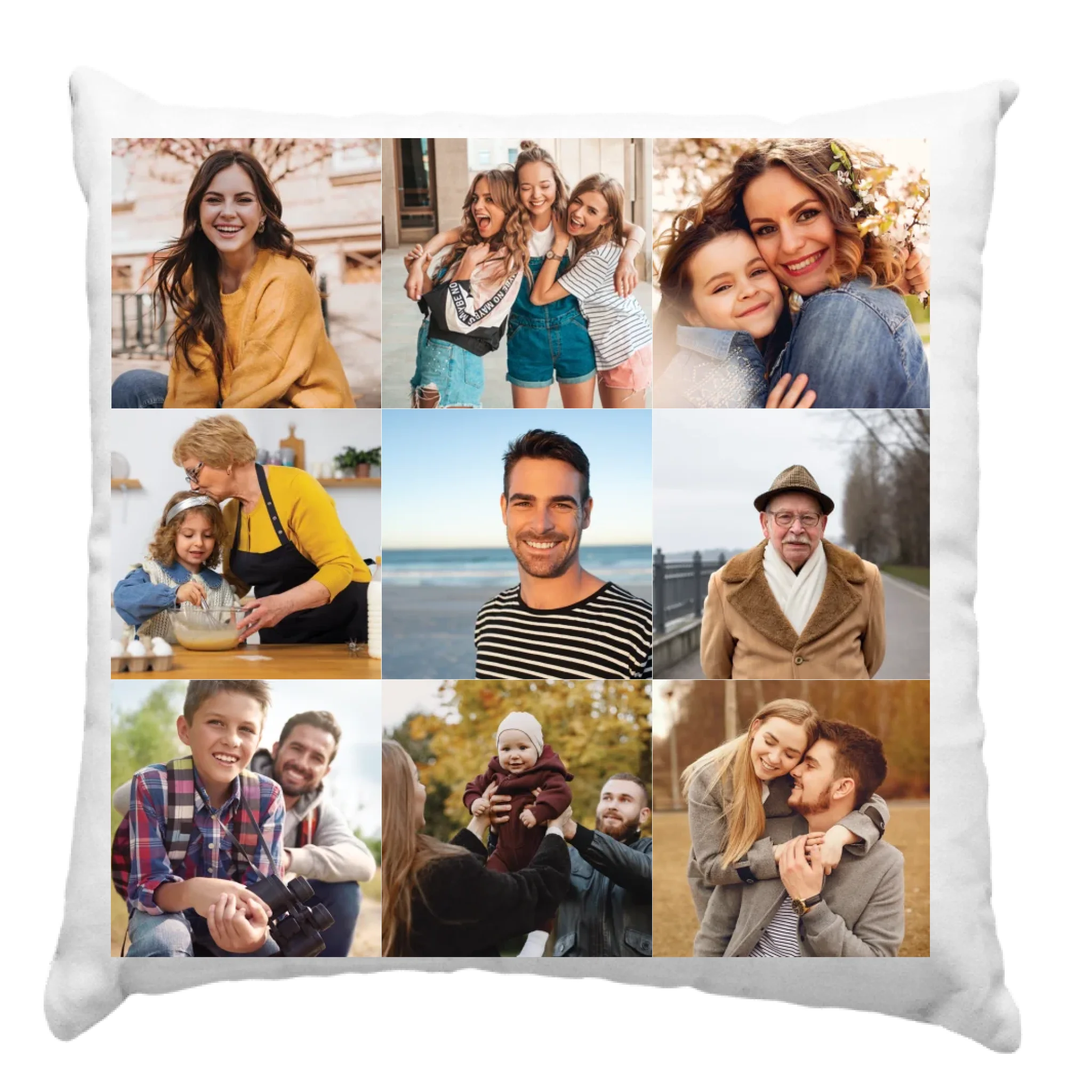 Personalizirani jastuk s 9 fotografija