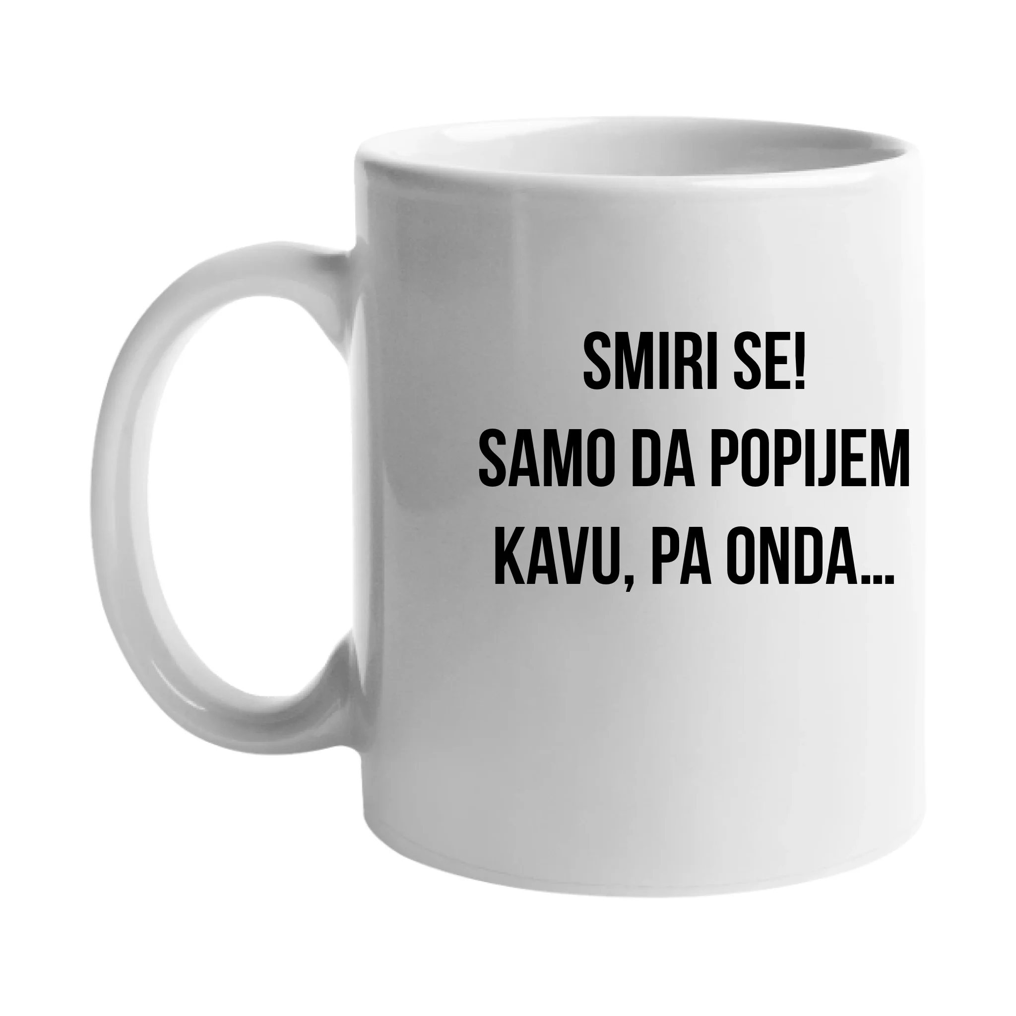 Personalizirana šalica s natpisom