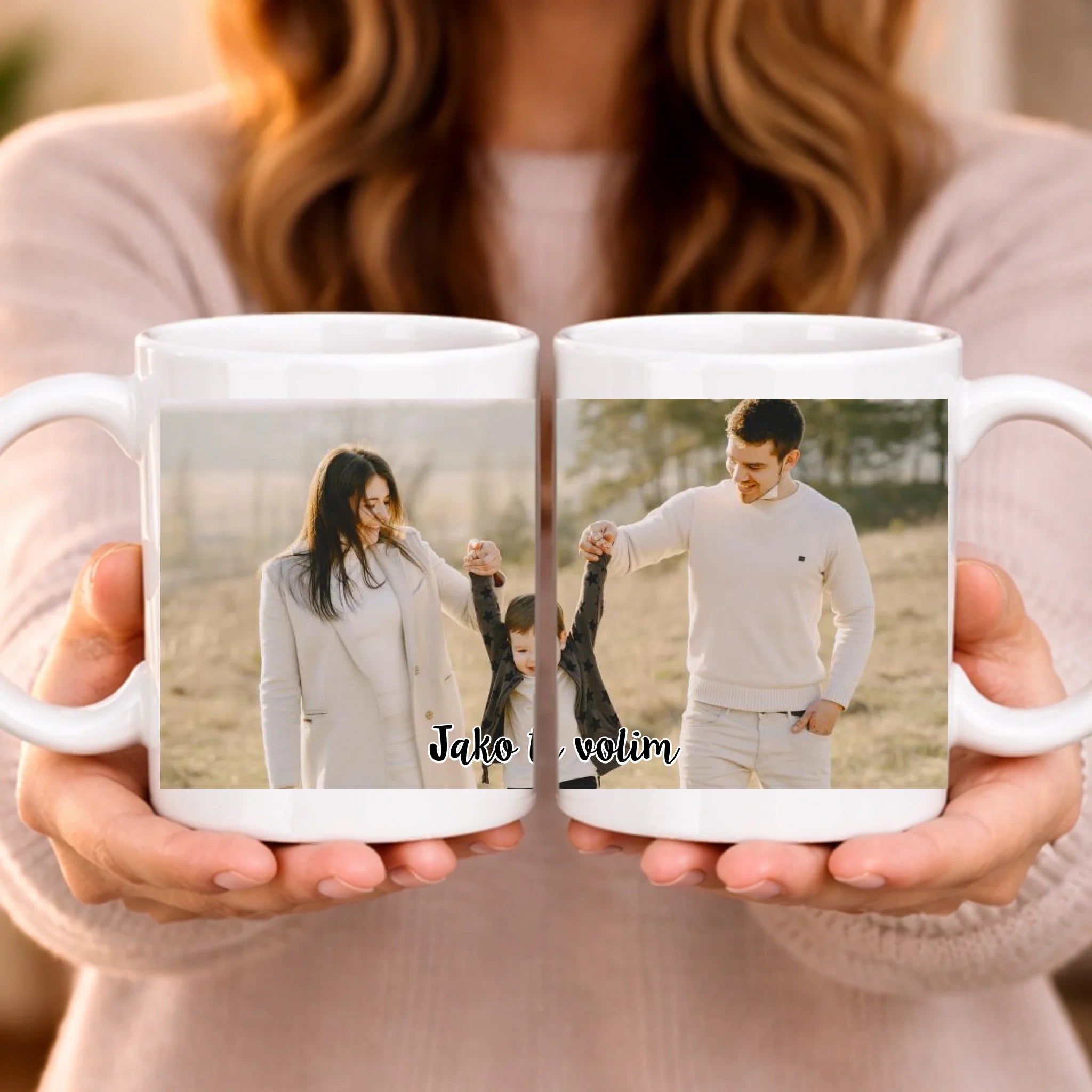 Personalizirana panoramska šalica s fotografijom i vlastitim natpisom