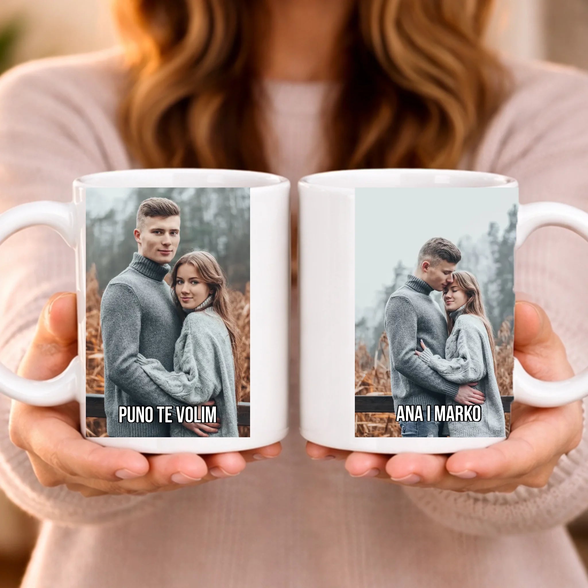 Personalizirana šalica s 2 fotografije
