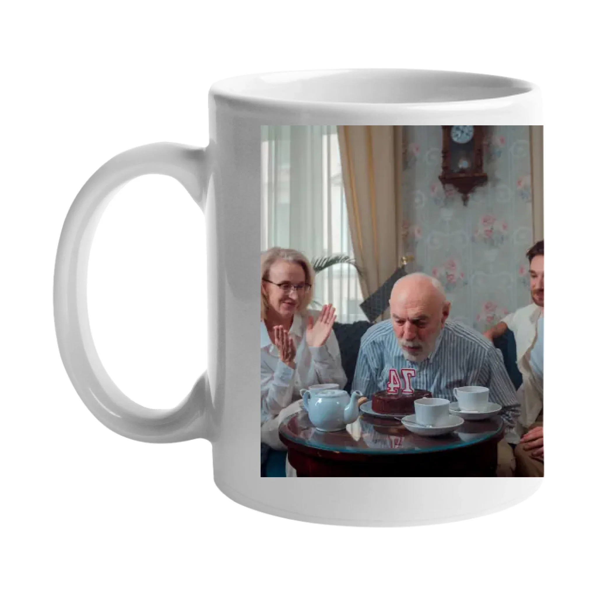 Personalizirana šalica s fotografijom i natpisom
