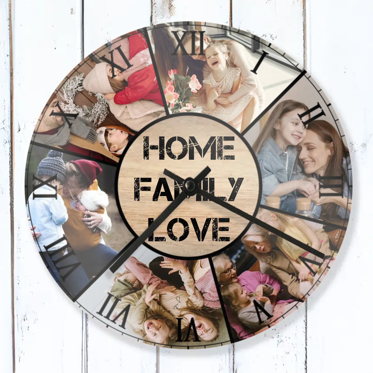Home Family Love zidni sat sa 6 fotografija