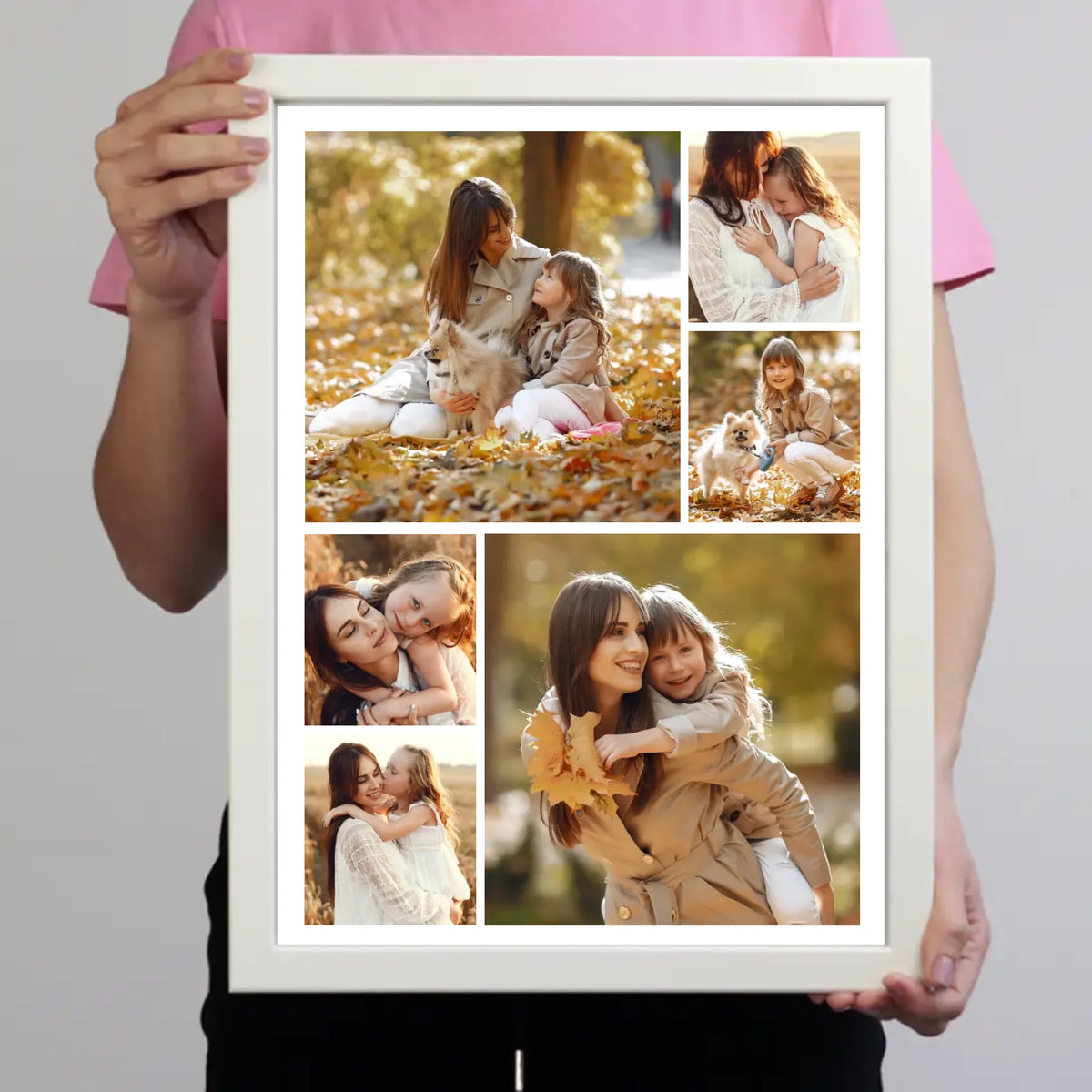 Personalizirana zidna slika za mamu s fotokolažom