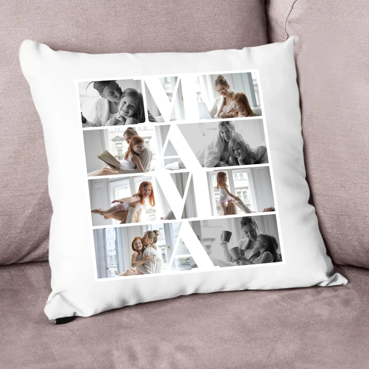 Personalizirani jastuk s fotografijom i natpisom „Mama”