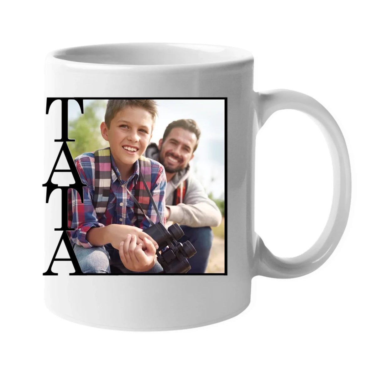Personalizirana poklon šalica s fotografijom za tate