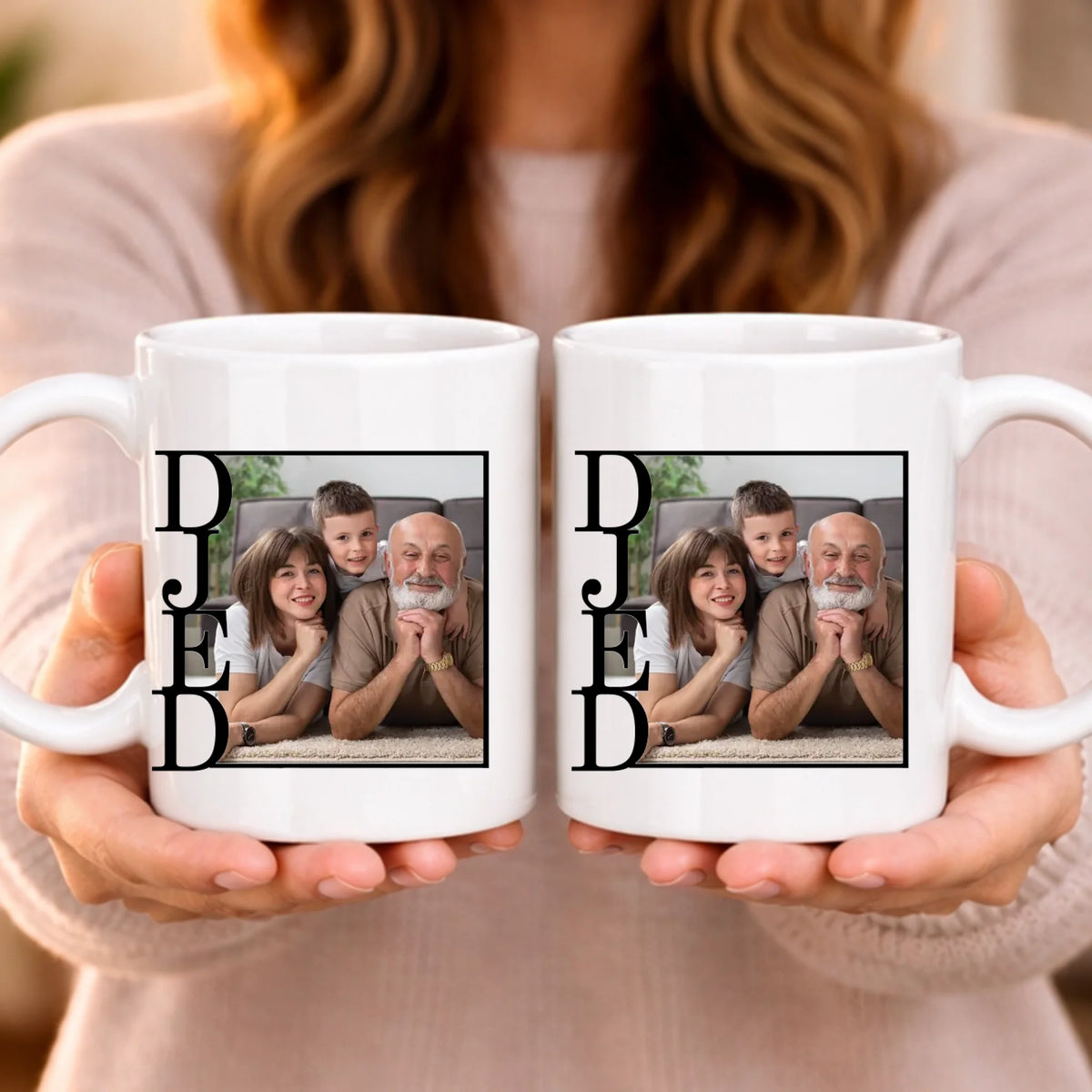Personalizirana poklon šalica s fotografijom za djeda