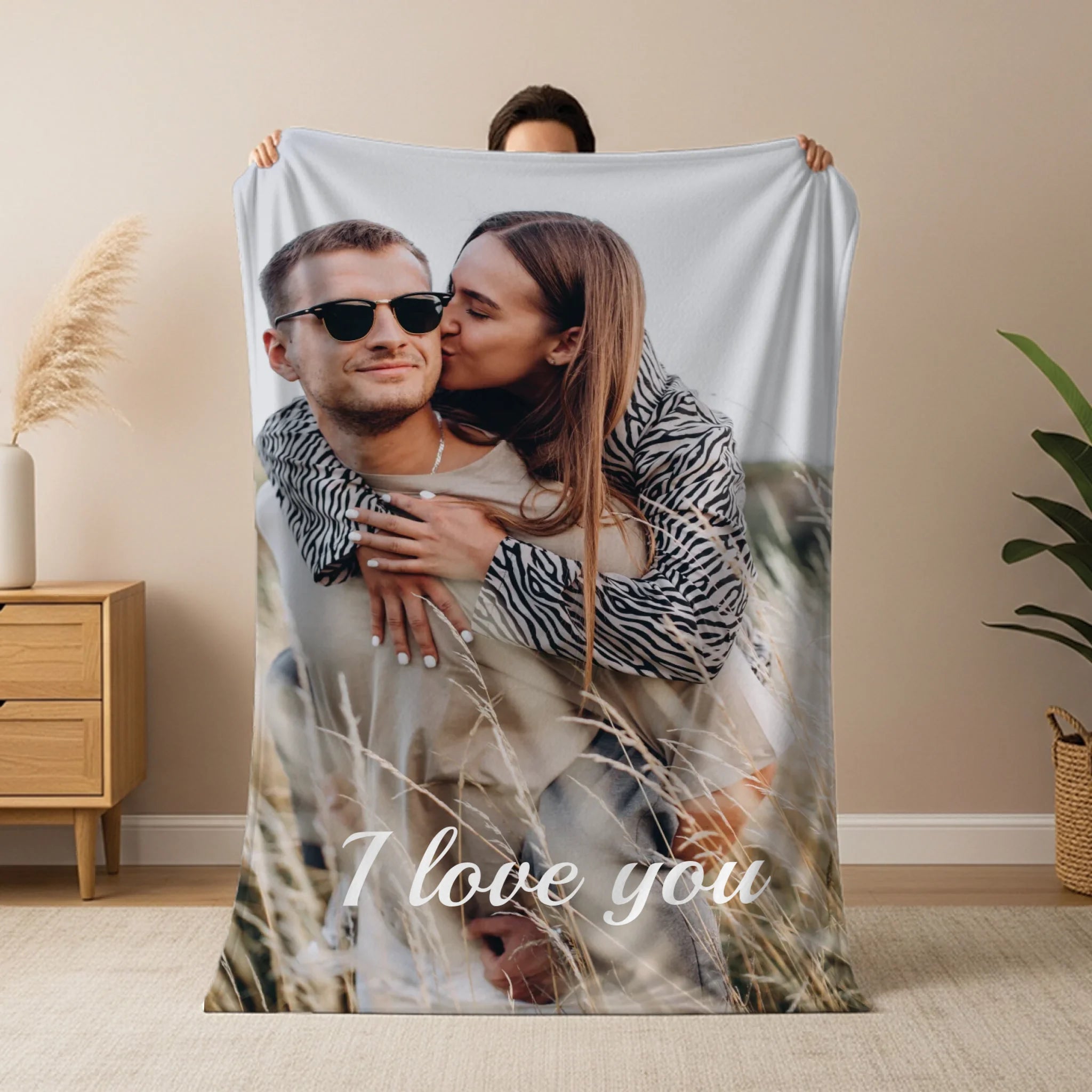 Personalizirana deka s fotografijom i prilagodljivim natpisom