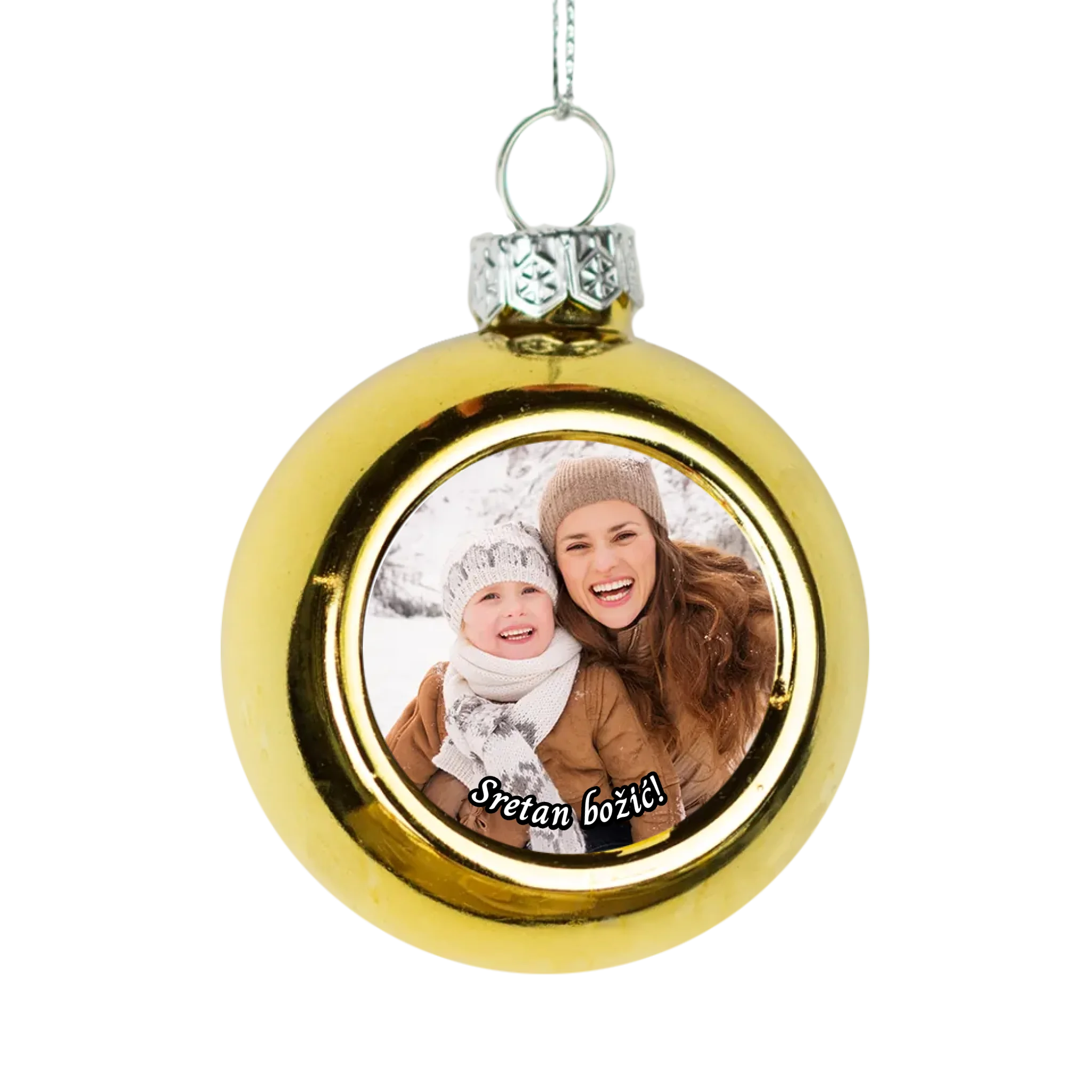 personalizirana bozicna kuglica