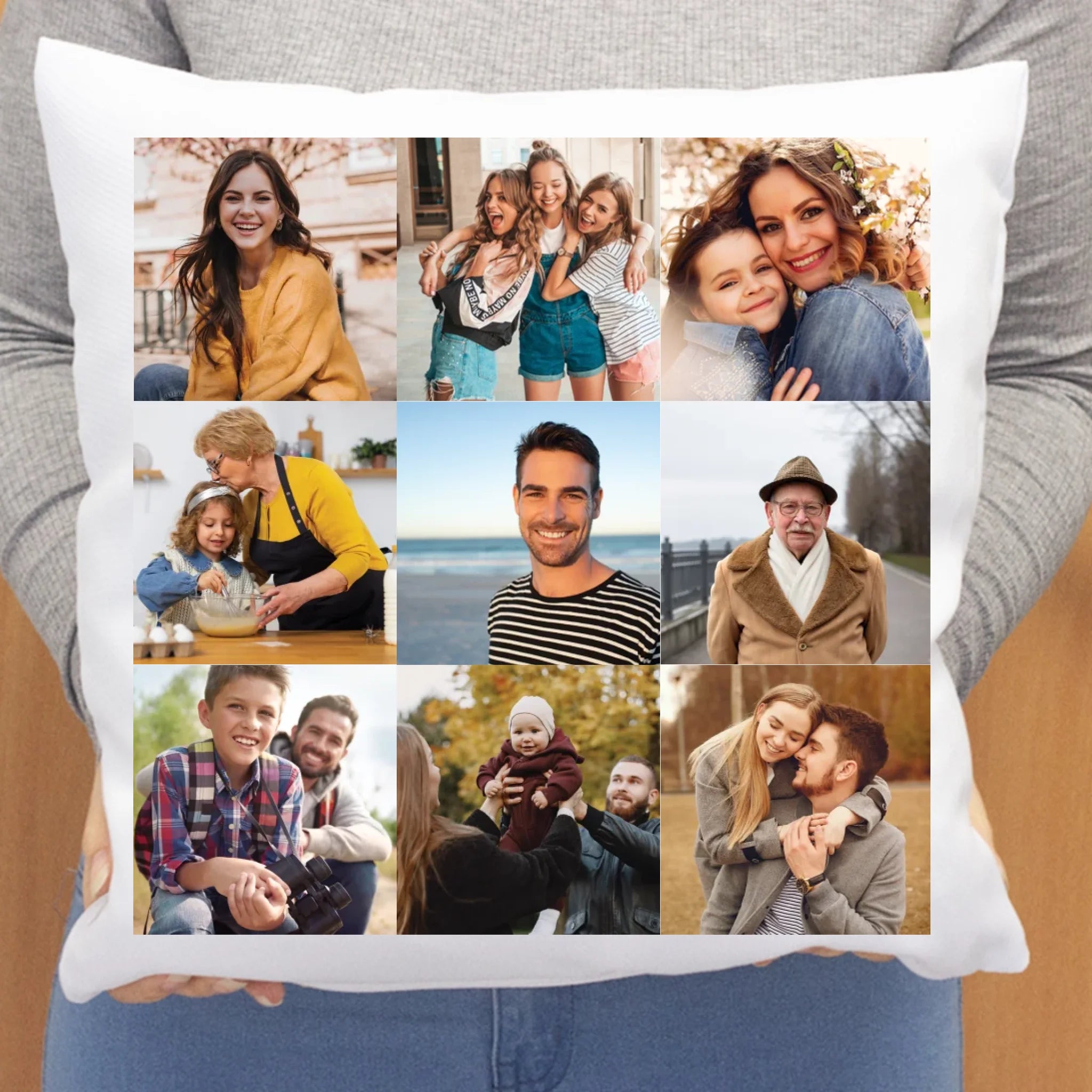 Personalizirani jastuk s 9 fotografija
