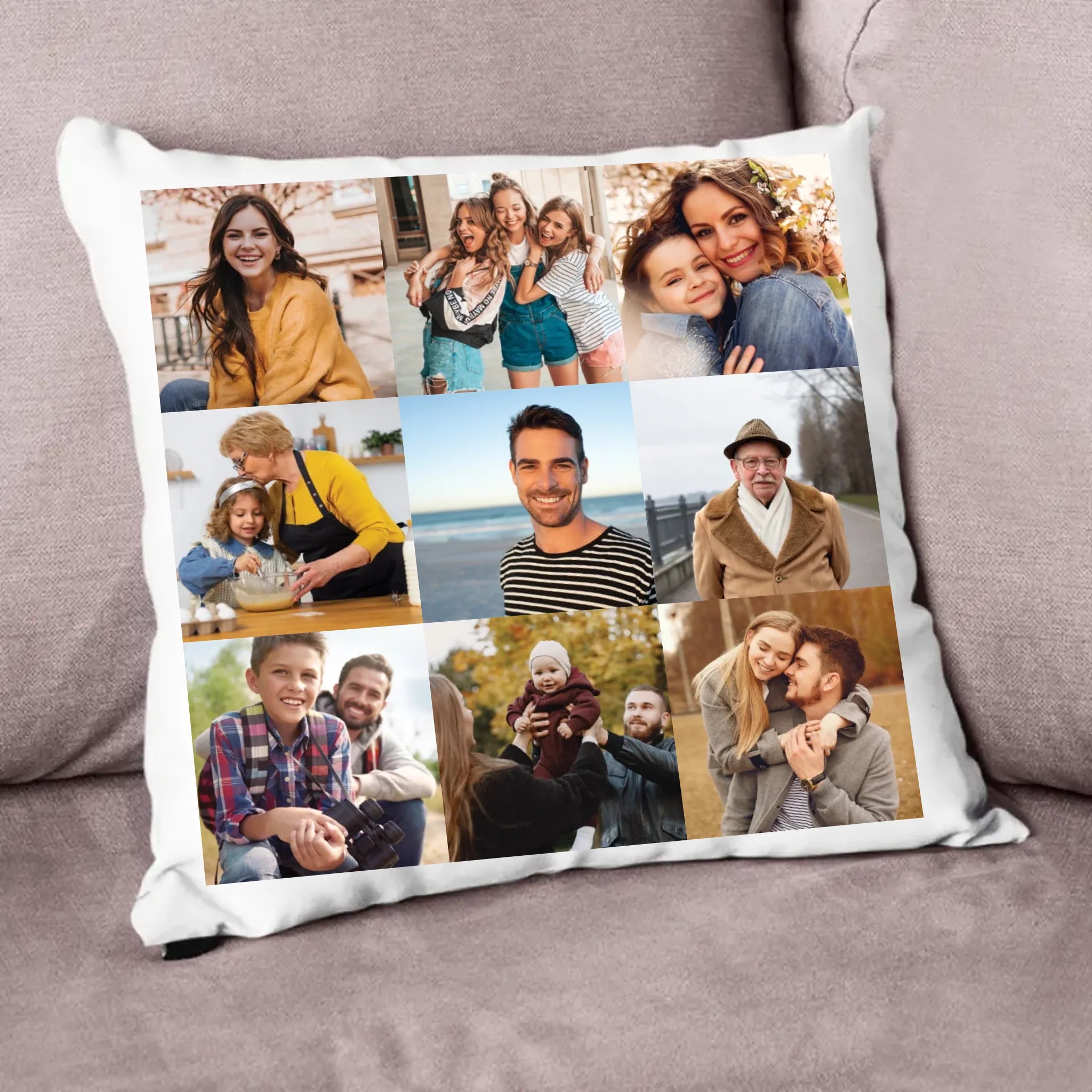 Personalizirani jastuk s 9 fotografija