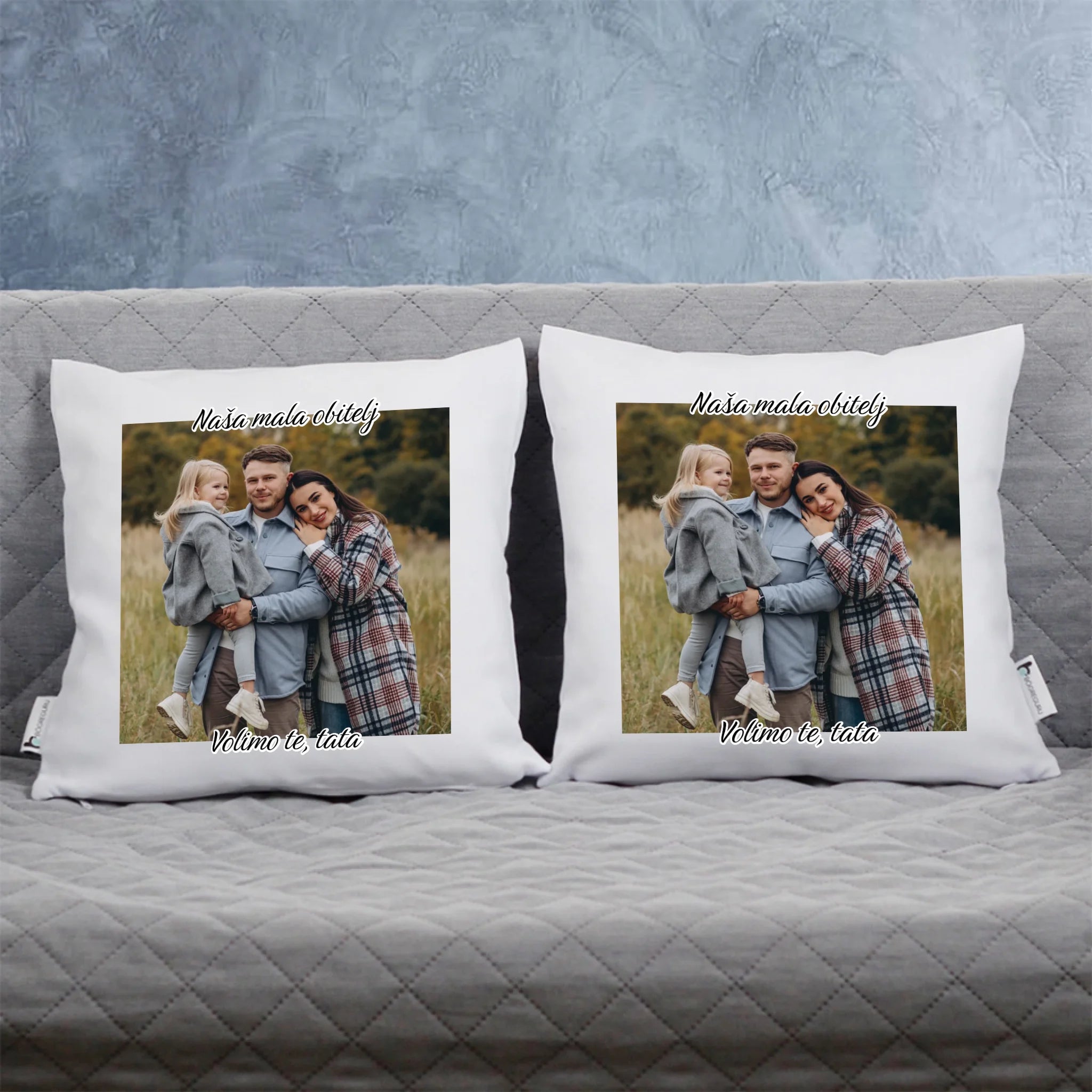 Dvostrani foto jastuk – fotografija i tekst po izboru