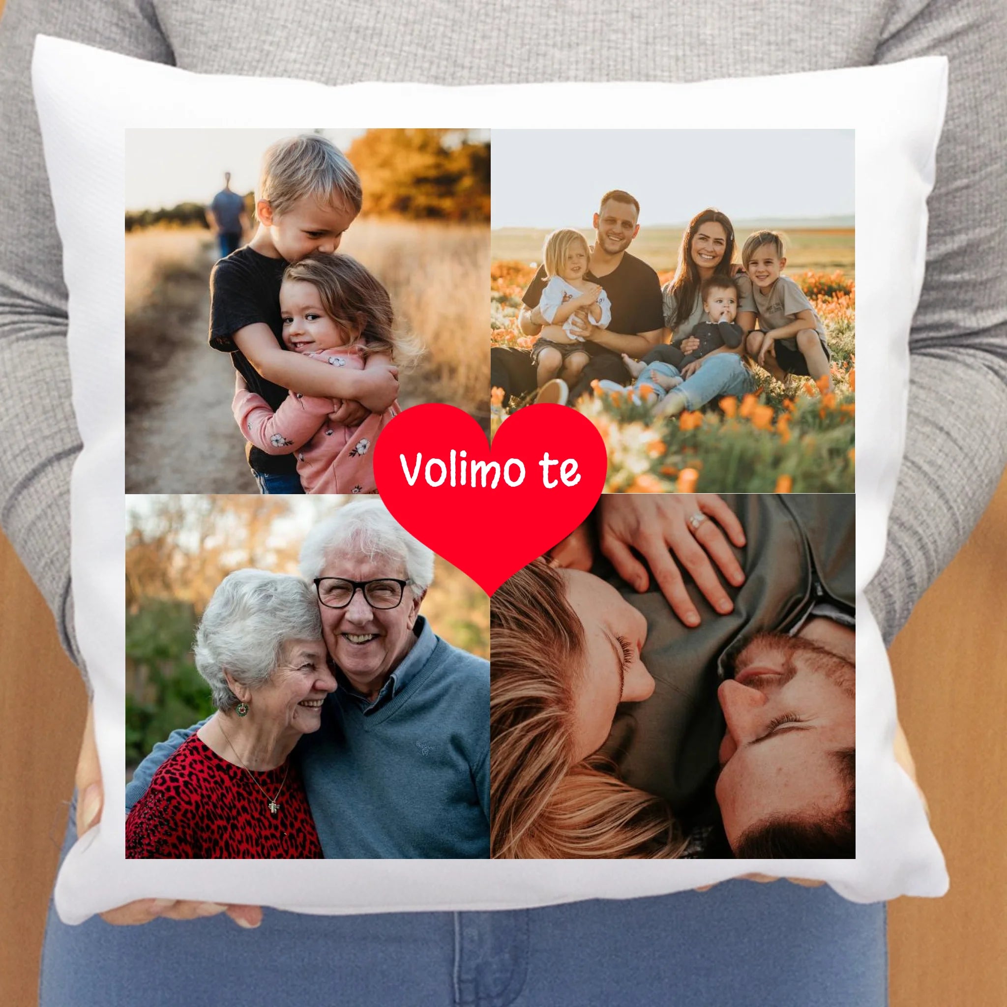 Personalizirani jastuk s 4 fotografije