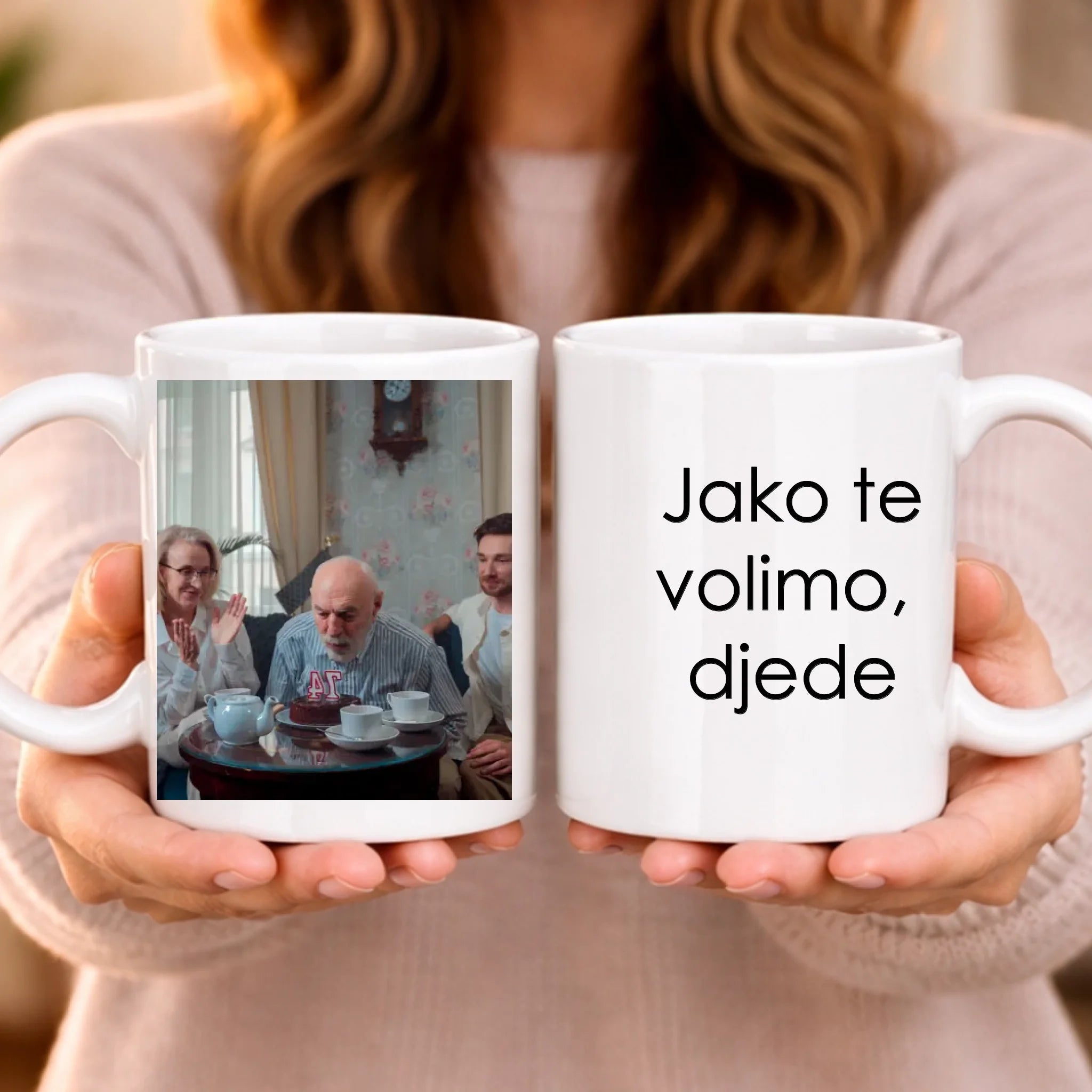 Personalizirana šalica s fotografijom i natpisom