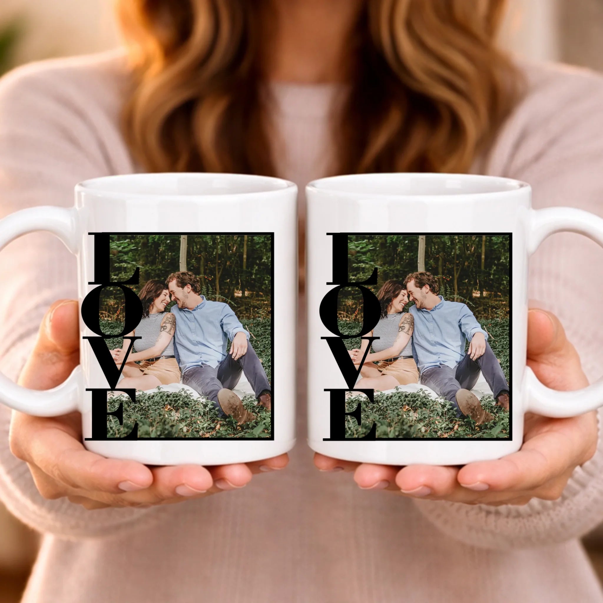 Love šalica s 1 fotografijom