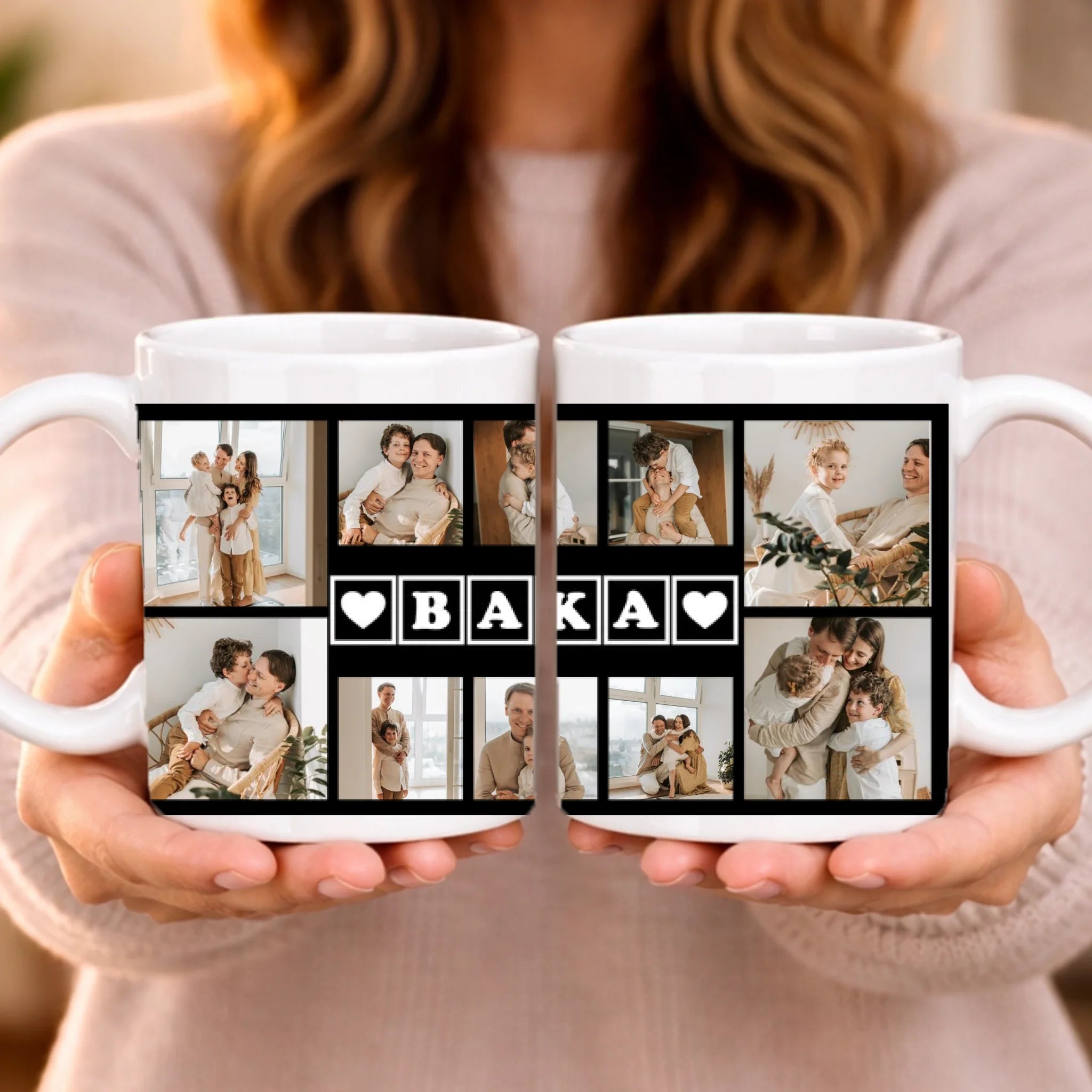 Šalica za Majčin dan s 10 fotografija za bake