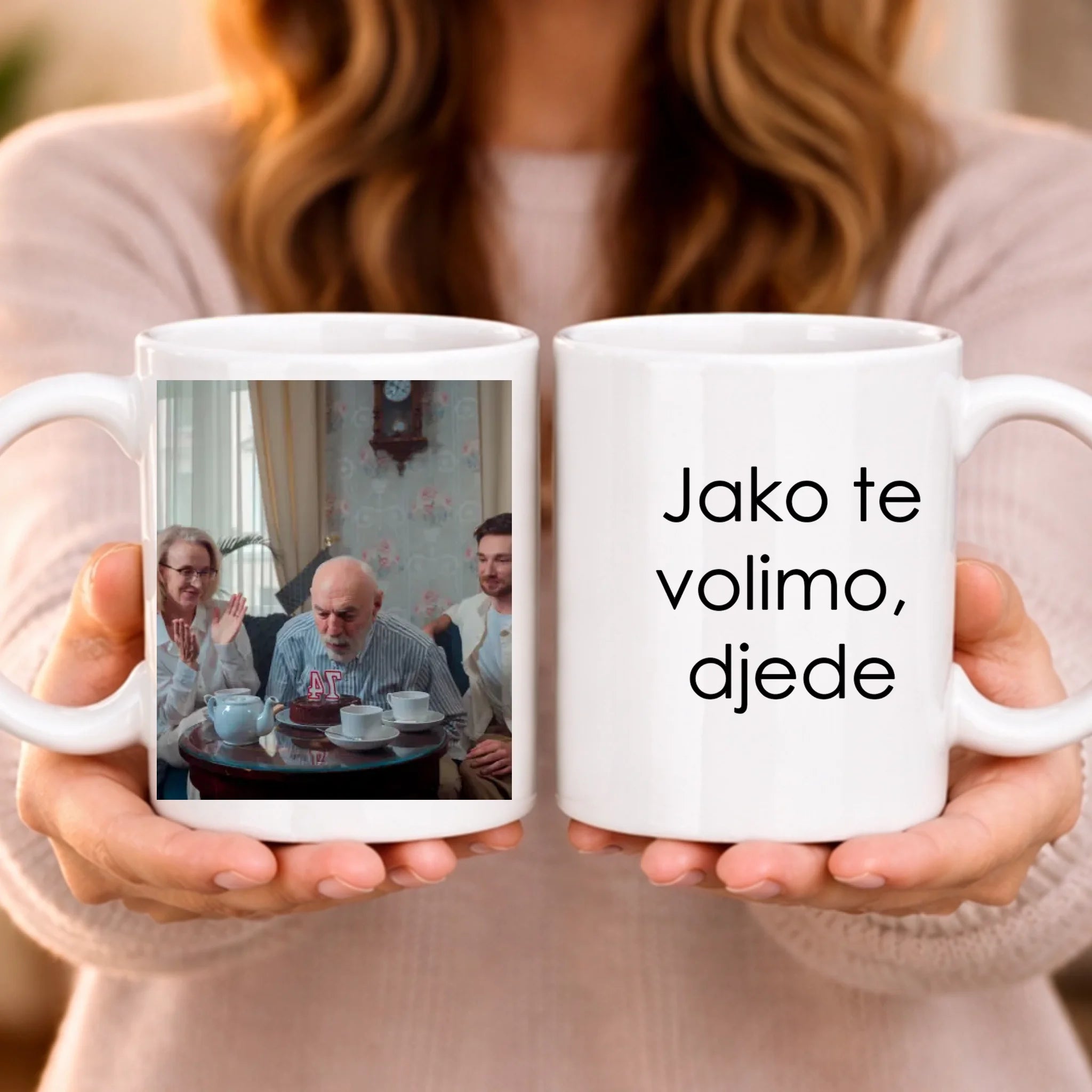 Personalizirana šalica s fotografijom i natpisom