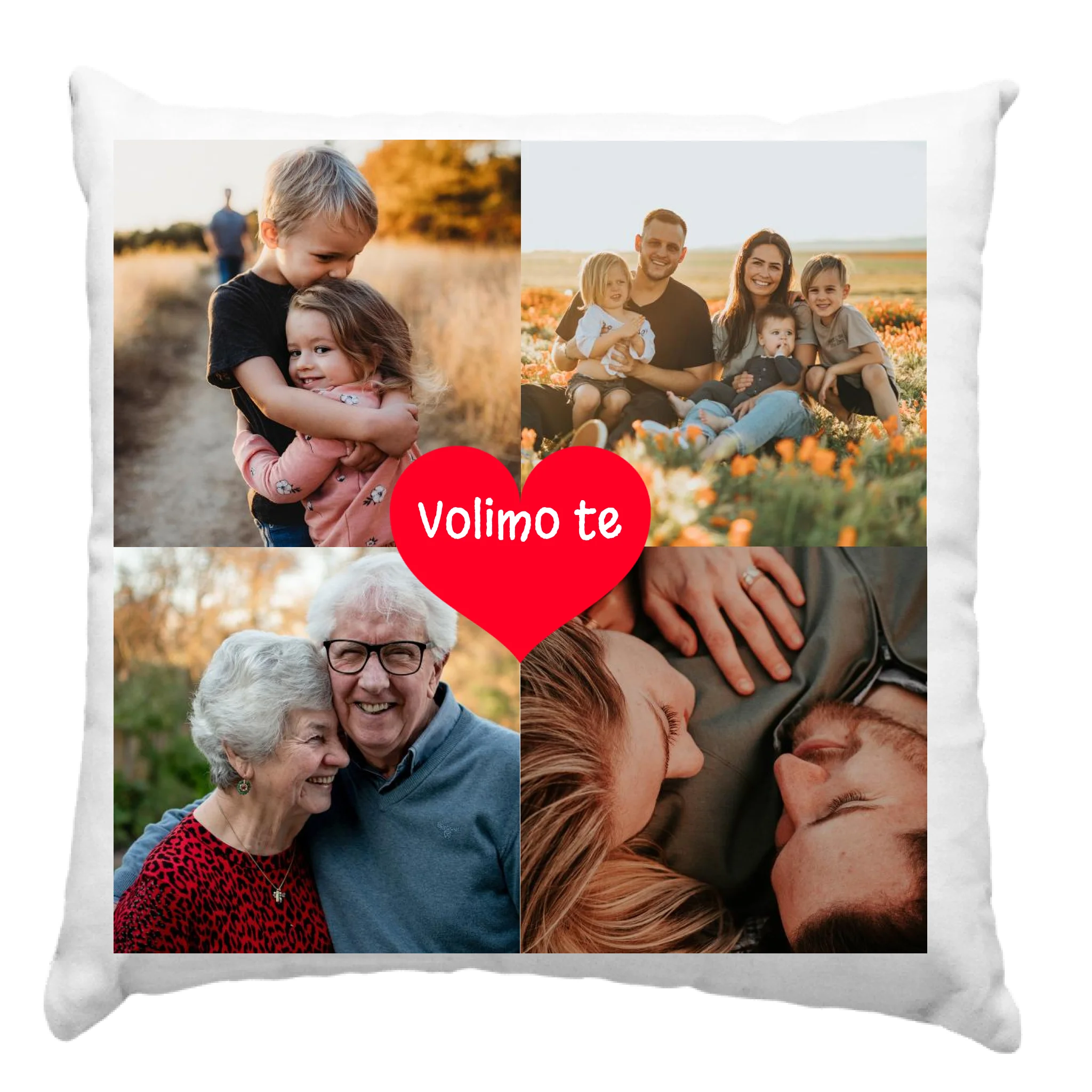 Personalizirani jastuk s 4 fotografije