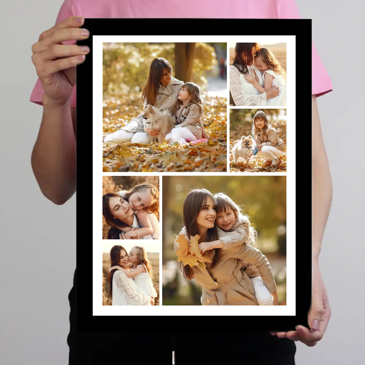 Personalizirana zidna slika za mamu s fotokolažom