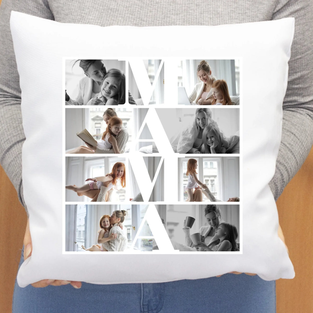Personalizirani jastuk s fotografijom i natpisom „Mama”