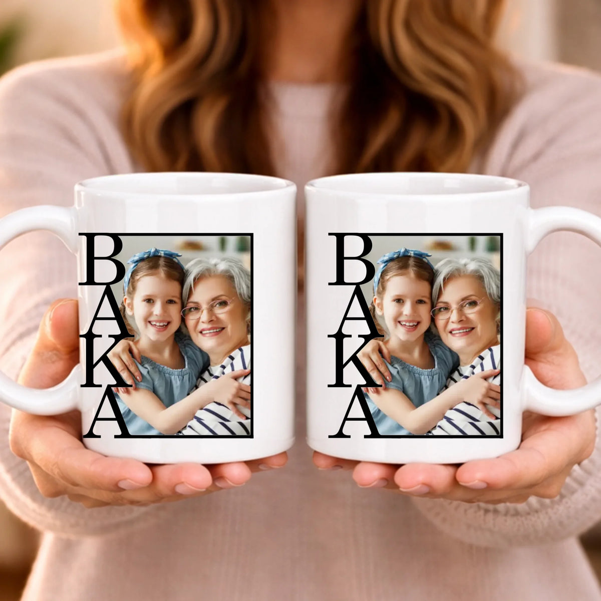 Personalizirana šalica s fotografijom i natpisom „Baka“