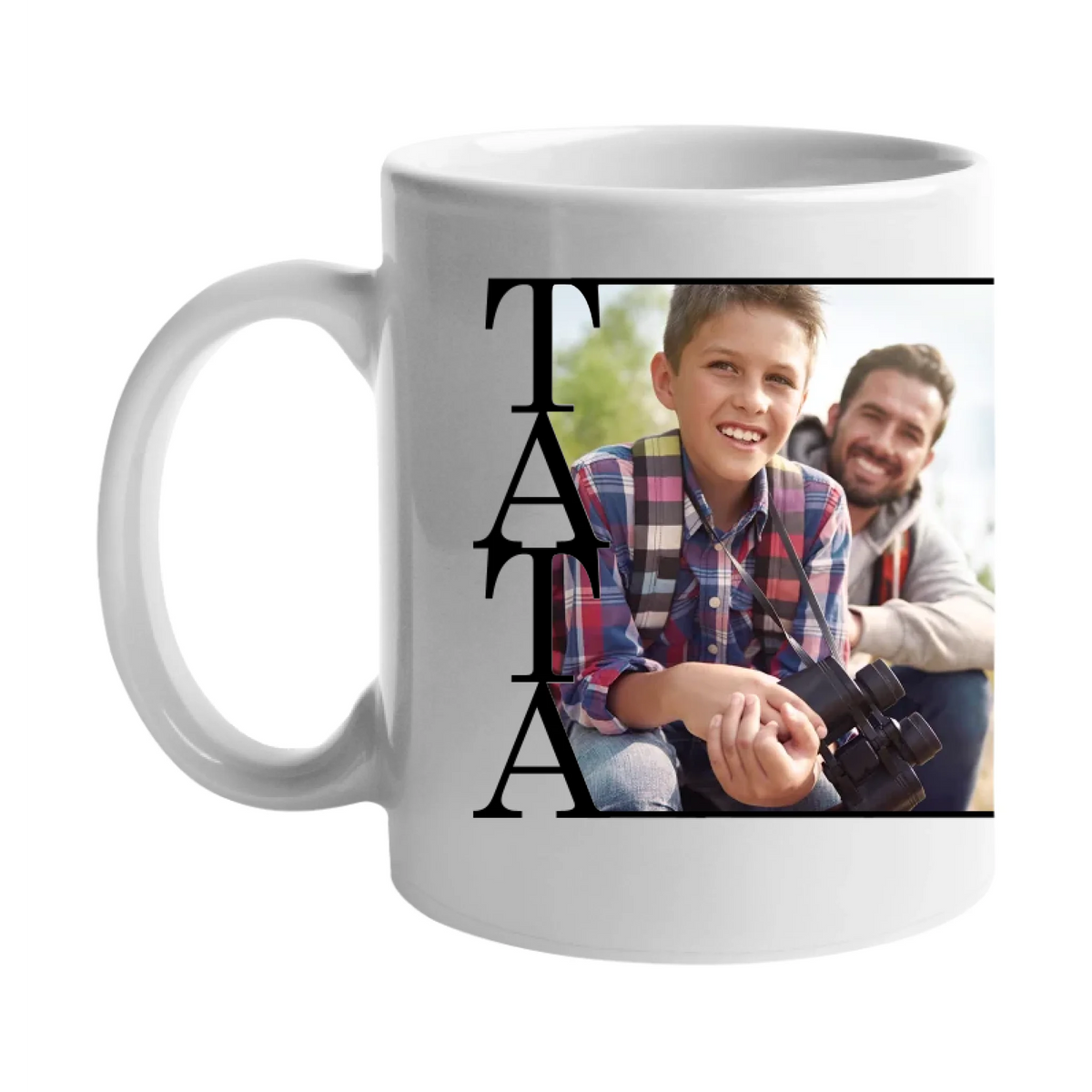Personalizirana poklon šalica s fotografijom za tate