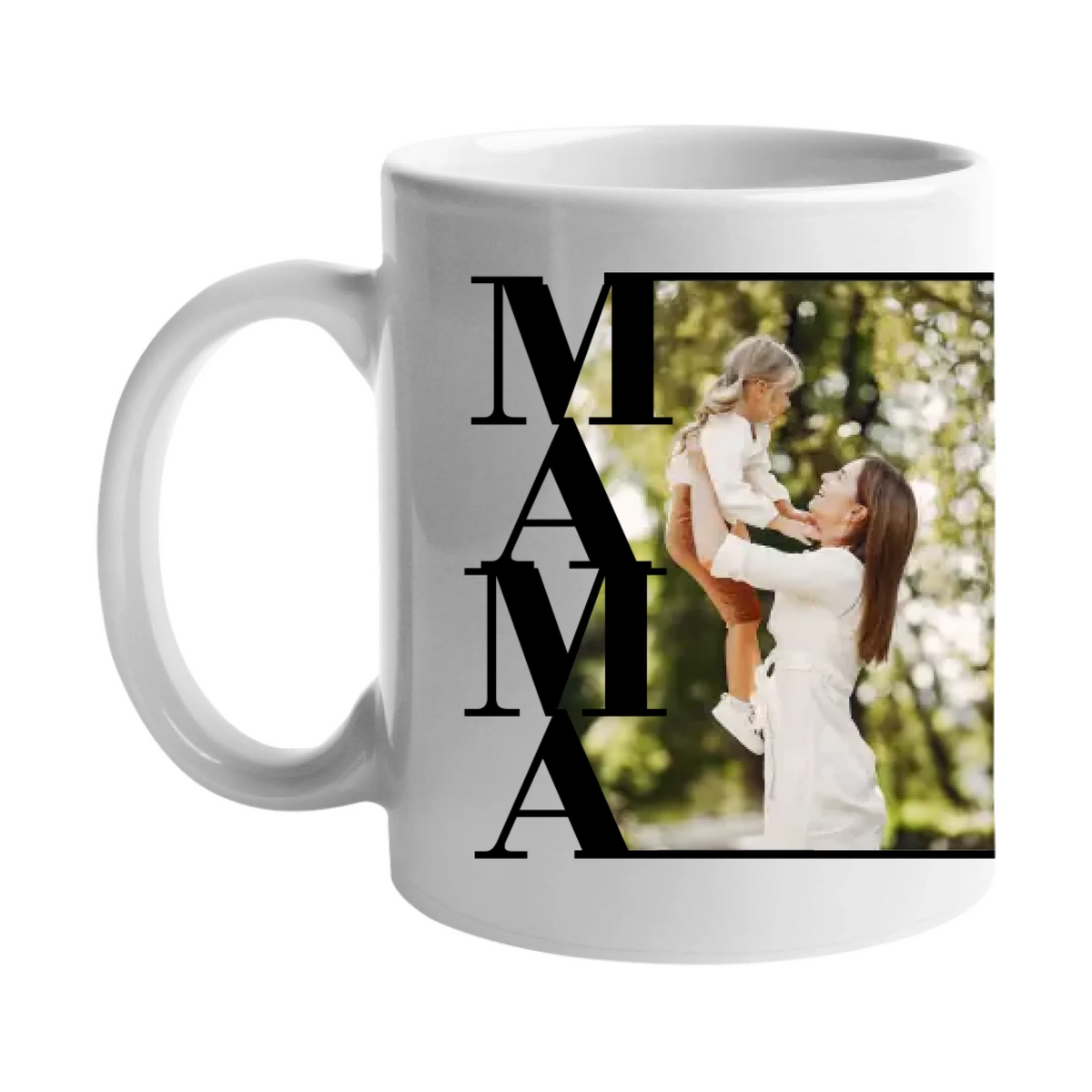 Personalizirana šalica s fotografijom i natpisom „Mama“